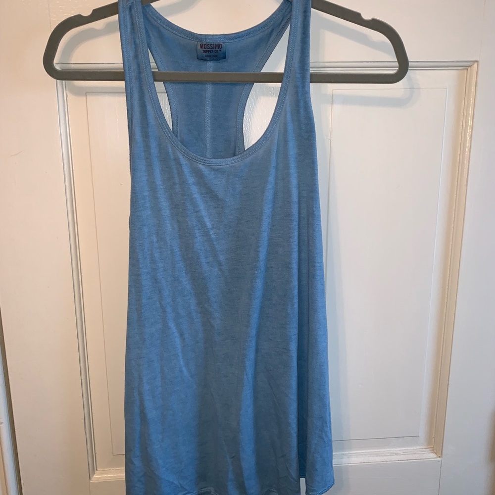 Target blue tank top size medium used